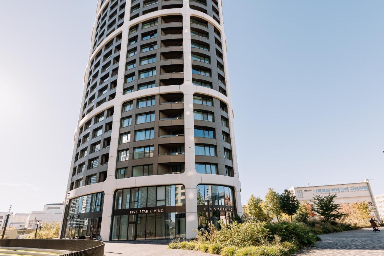 Skau Coral Residence In Sky Park 22 Floor 1Tower Panoramic View Free Parking Bratislava Dış mekan fotoğraf